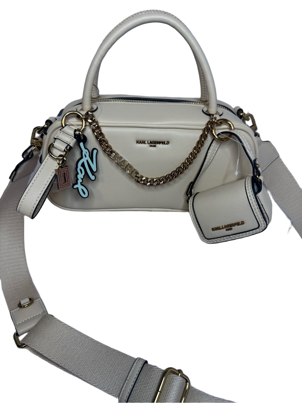 #390 Karl Lagerfeld Paris NWT Zaylia Small Crossbody Bag